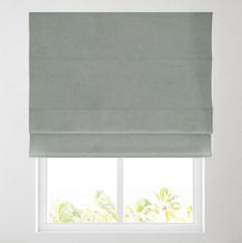 Load image into Gallery viewer, Soft Textured Ara duck egg Lined Roman Blind
