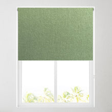 Load image into Gallery viewer, Ara Fern Green Thermal Blackout Roller Blind
