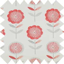 Load image into Gallery viewer, Isabella Red Flower Daylight Roller Blind
