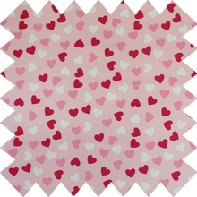 Load image into Gallery viewer, Pink Loveheart Thermal Blackout Roller Blind
