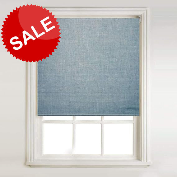 Venice Teal Textured Thermal Blackout Roller Blind