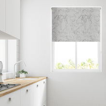 Load image into Gallery viewer, White / Grey Marble Daylight Roller Blind
