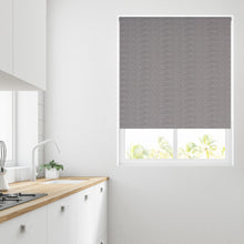 Load image into Gallery viewer, Charcoal Grey Textured Weave Thermal Roller Blind
