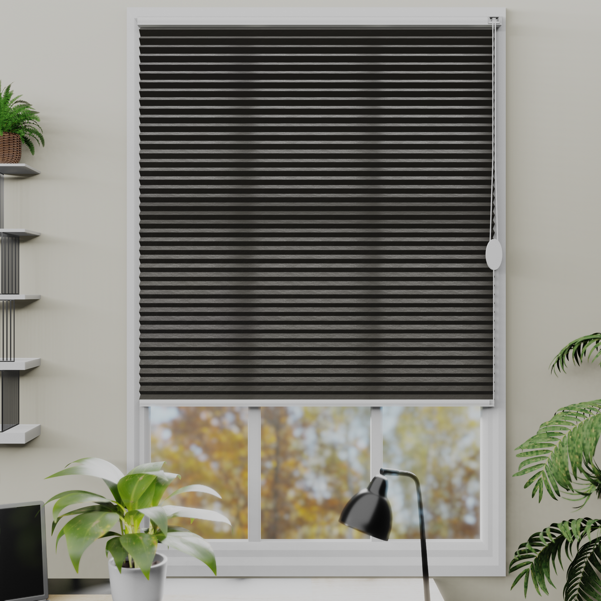 Nina Chocolate Pleated Blind