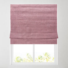 Load image into Gallery viewer, Rose Pink Linen Blackout Lined Roman Blind
