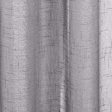 Load image into Gallery viewer, Marrakesh Grey Sparkle Eyelet Voile Curtain Panel
