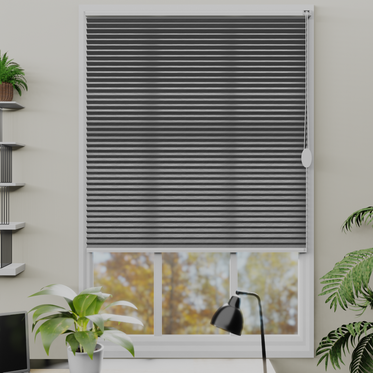 Nina Obsidien Pleated Blind