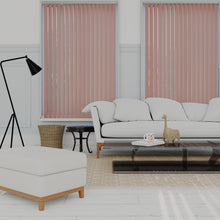 Load image into Gallery viewer, Bella Bossa Pink Blackout Vertical Blinds
