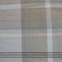 Load image into Gallery viewer, Tartan Check Natural Lined Roman Blind
